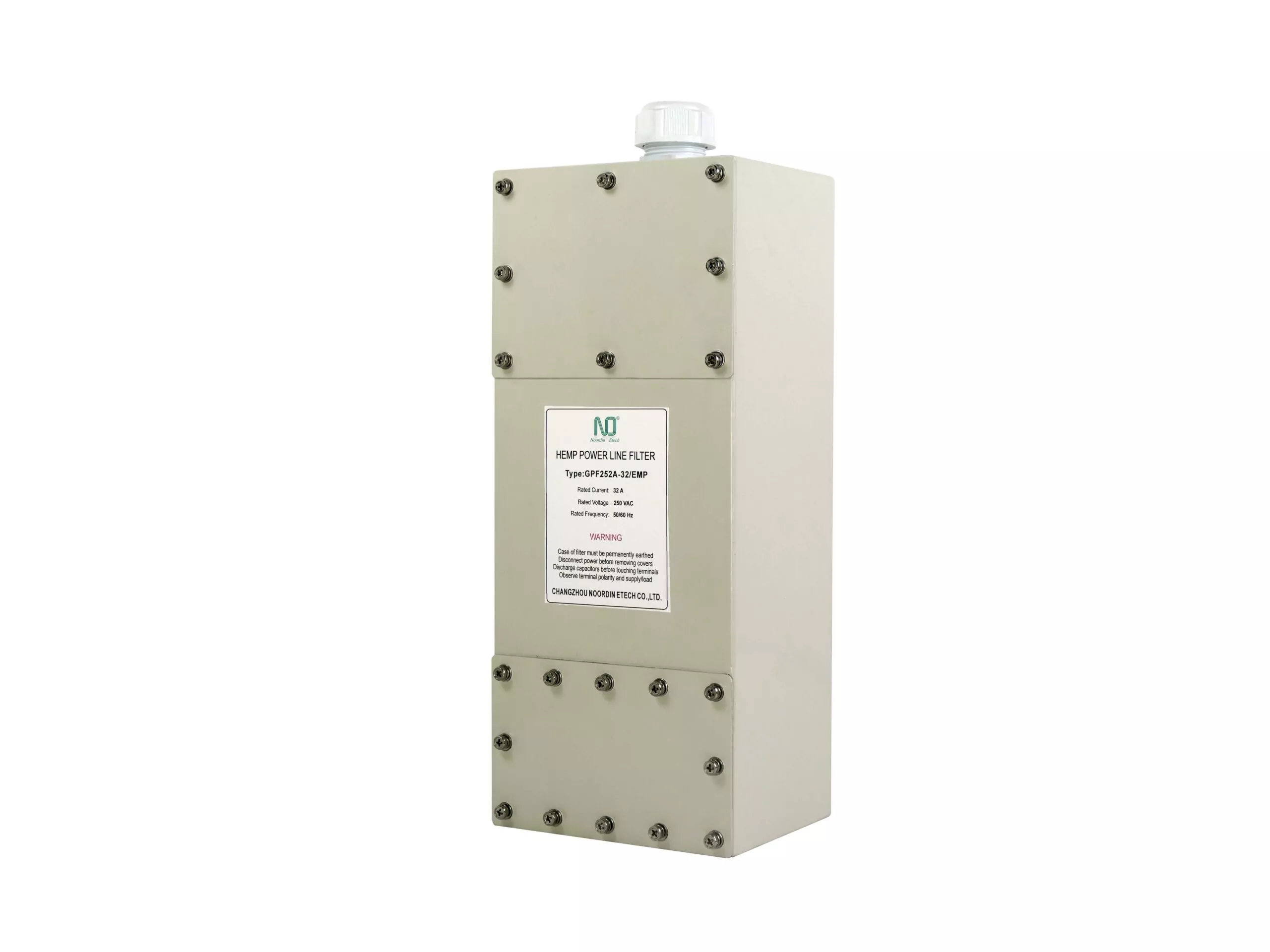 High-Performance Single Phase HEMP HPM Power Line Filter