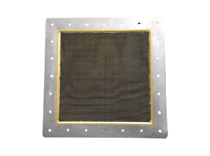 Nickel-Plated Honeycomb Waveguide Window